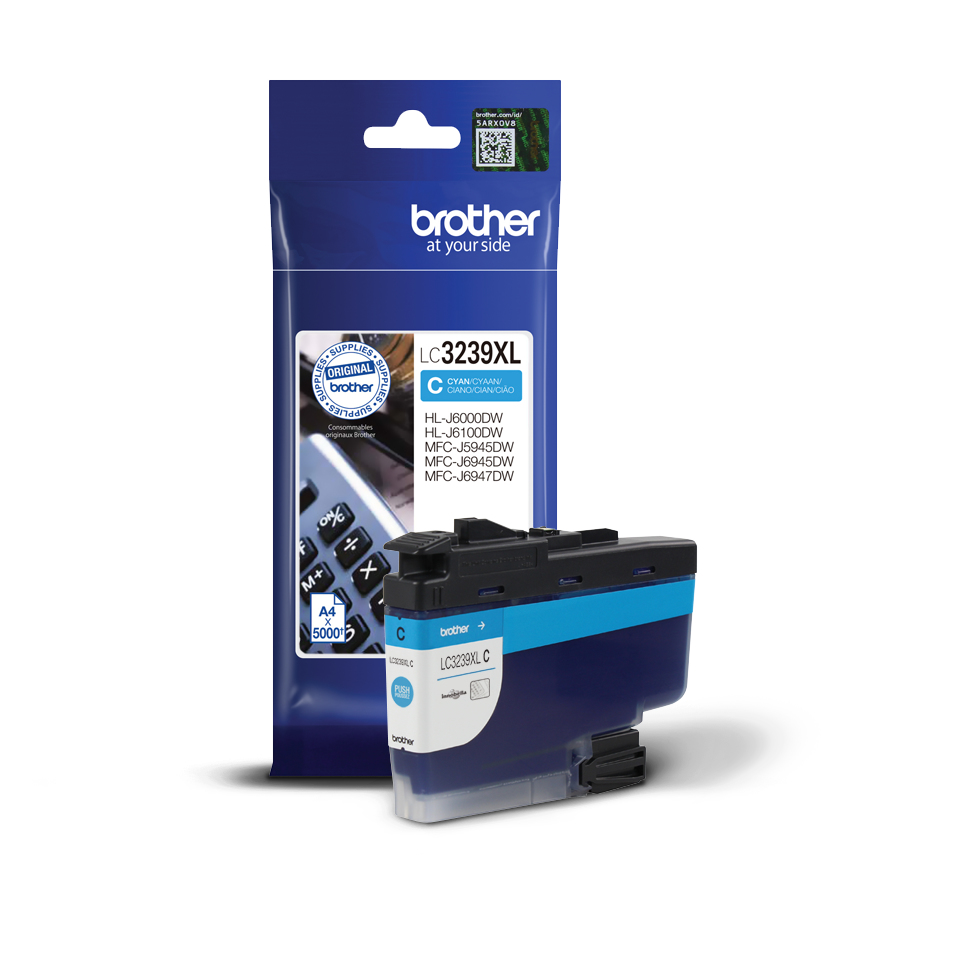 Tinte Brother LC-3239XL-C cyan XL