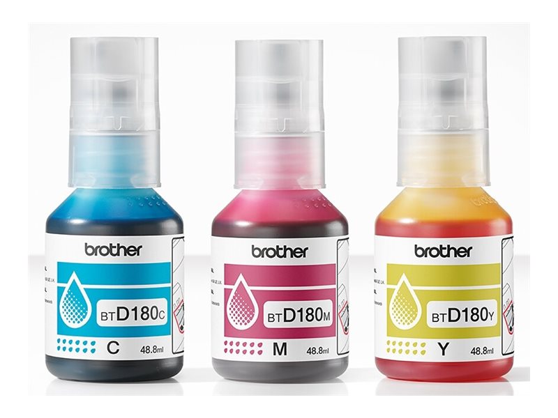 Tinte Brother BT-D180CL cyan/magenta/gelb Flasche