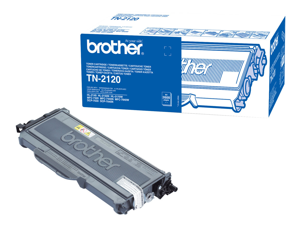 Toner Brother TN-2120 schwarz (2.600 Seiten bei 5% Deckung)