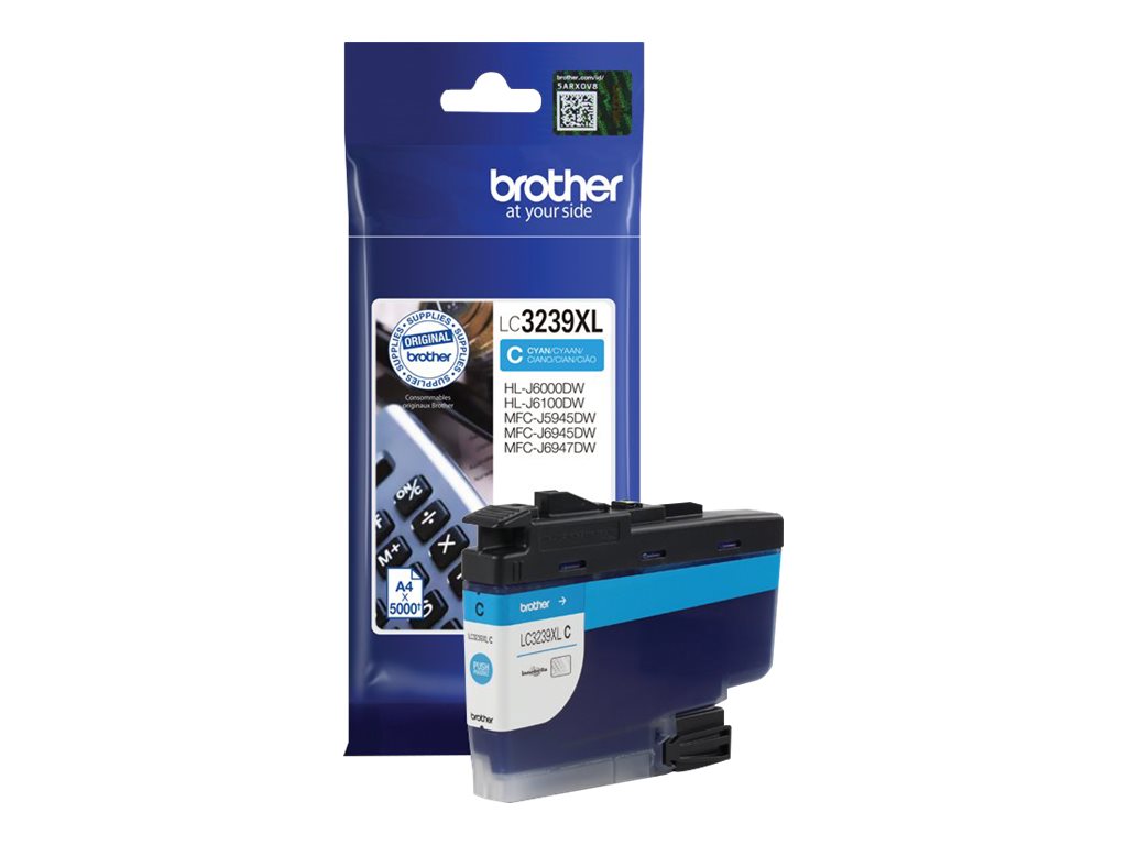 Tinte Brother LC-3239XL-C cyan XL