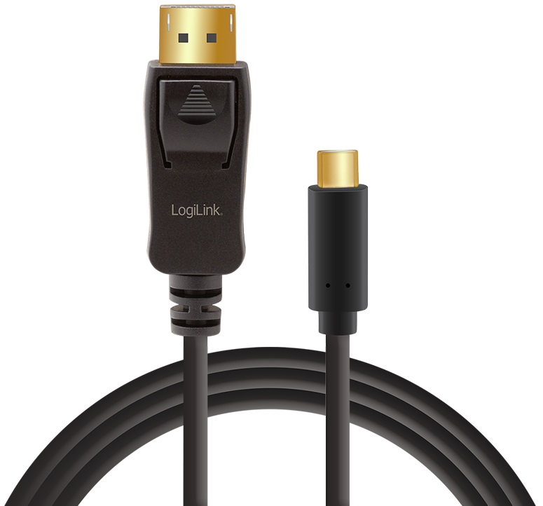 Monitorkabel LogiLink USB-Type-C-m/DP-m 1,8m