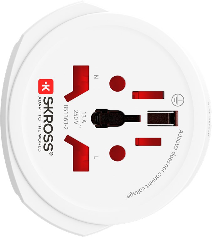 Reisestecker SKROSS Schutzko World Adapter PRO - World