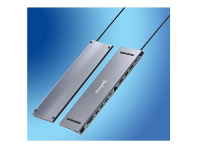 Dockingstation Manhattan USB3.2 Gen1 Type-C 12-in1
