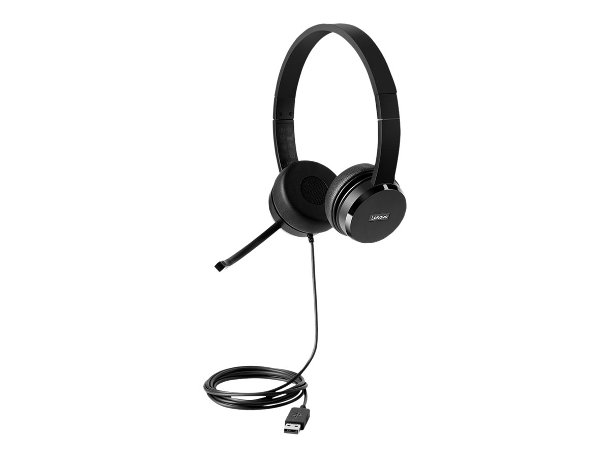 CAMPUS-Headset Lenovo 100 Stereo Headset USB