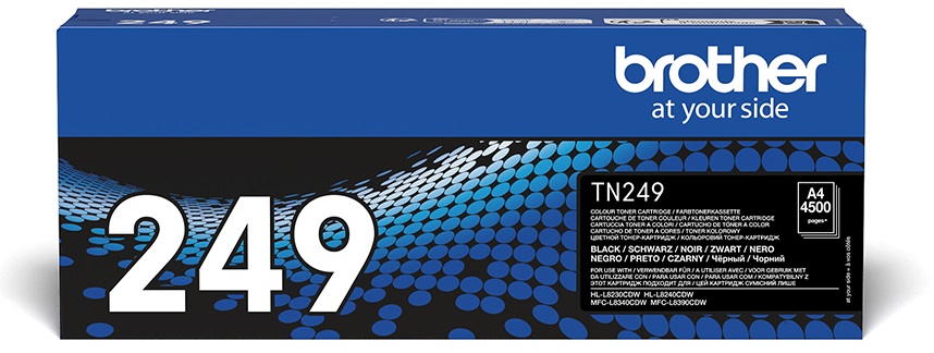 Toner Brother TN-249BK schwarz (4.500 Seiten n.ISO/IEC 19798)