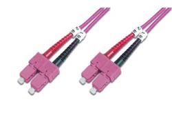 LWL-Kabel Digitus SC/SC OM4 50/125um Multimode Duplex 1,0m
