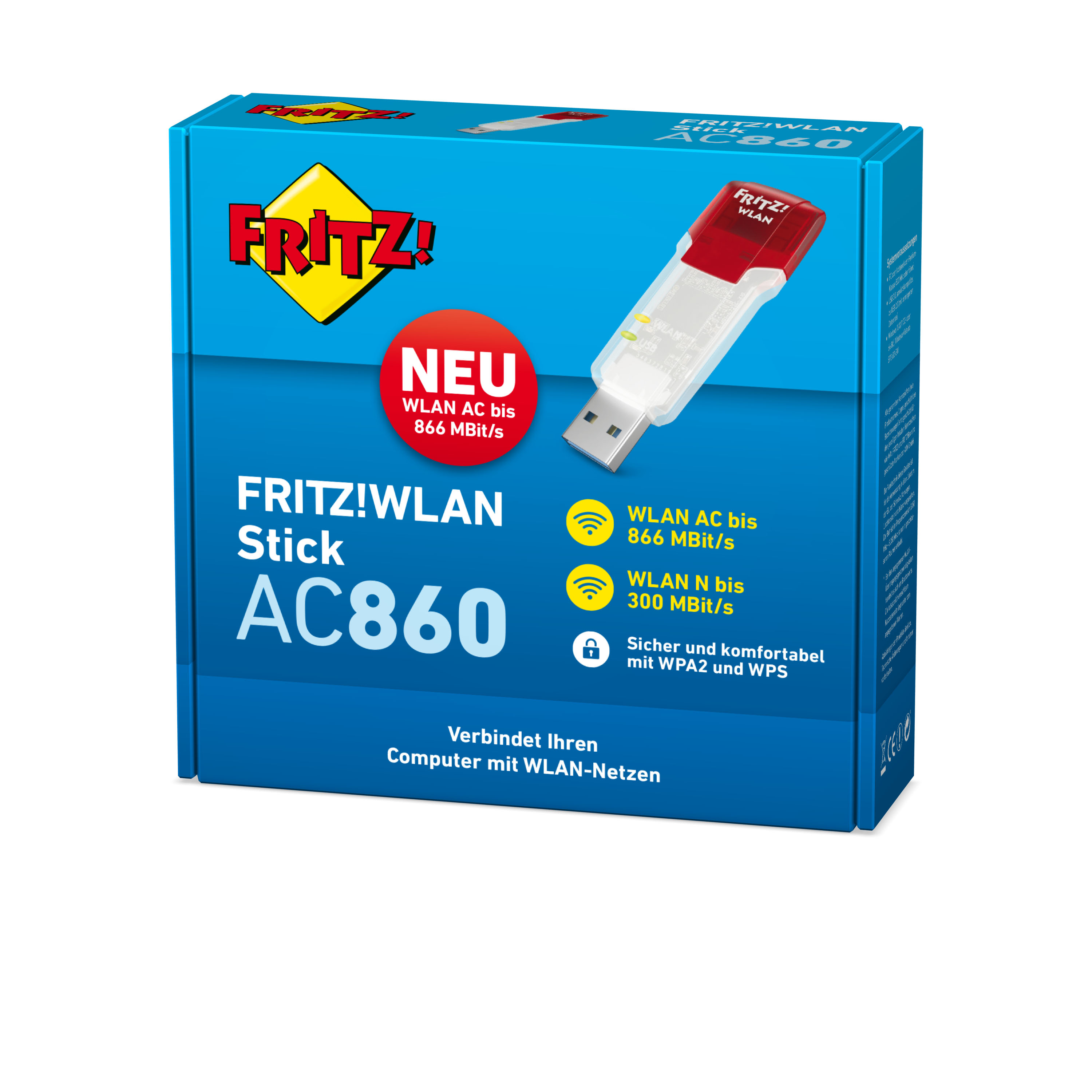 WLAN-Adapter AVM Fritz!WLAN USB Stick AC 860