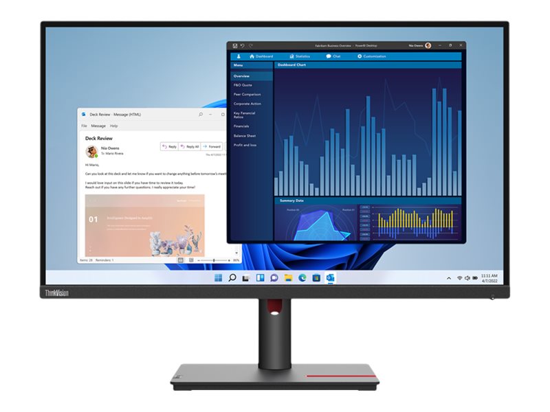 TFT-Monitor Lenovo ThinkVision T27p-30 (27-Zoll) UHD 4K