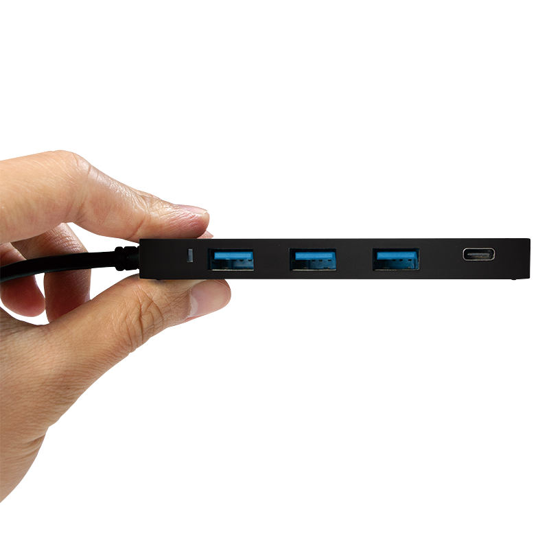 USB-Hub LogiLink USB Type-C 4-Port USB3.2 schwarz