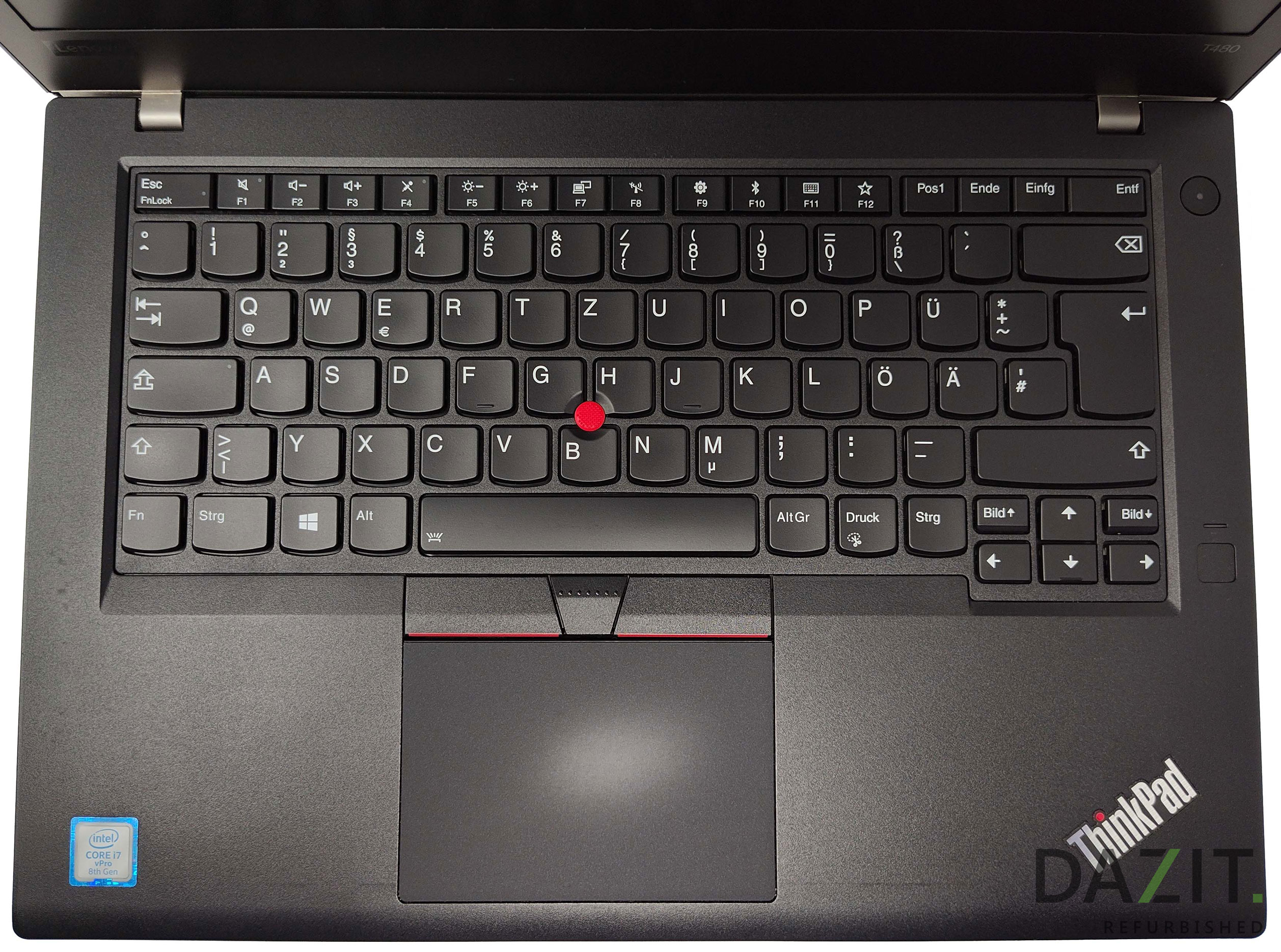 Notebook Lenovo ThinkPad T480 Core i7-8650U 1,90GHz refurb.B