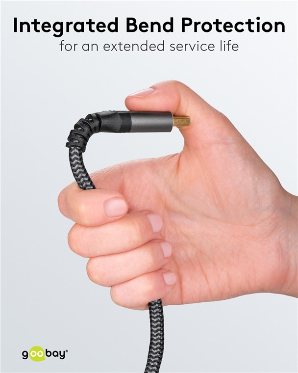 DisplayPort-Kabel Goobay Plus DP-m/HDMI-A-m 5,0m DP1.2