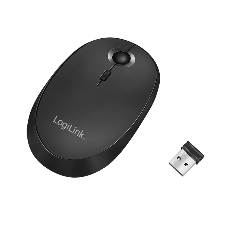 Maus LogiLink Dual Mode Wireless & Bluetooth schwarz