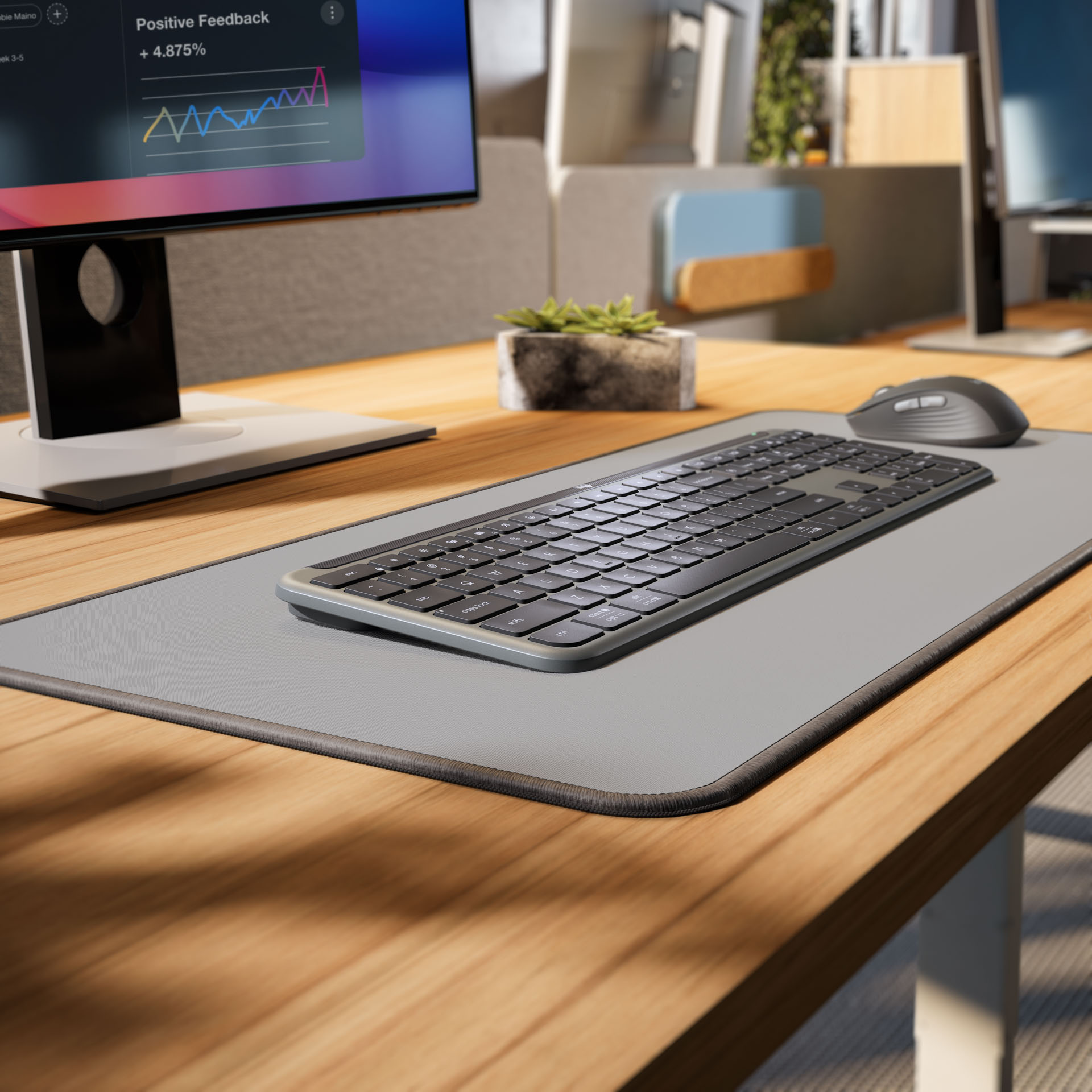 Tastaturset Logitech Signature Slim Combo MK950 Graphite USB