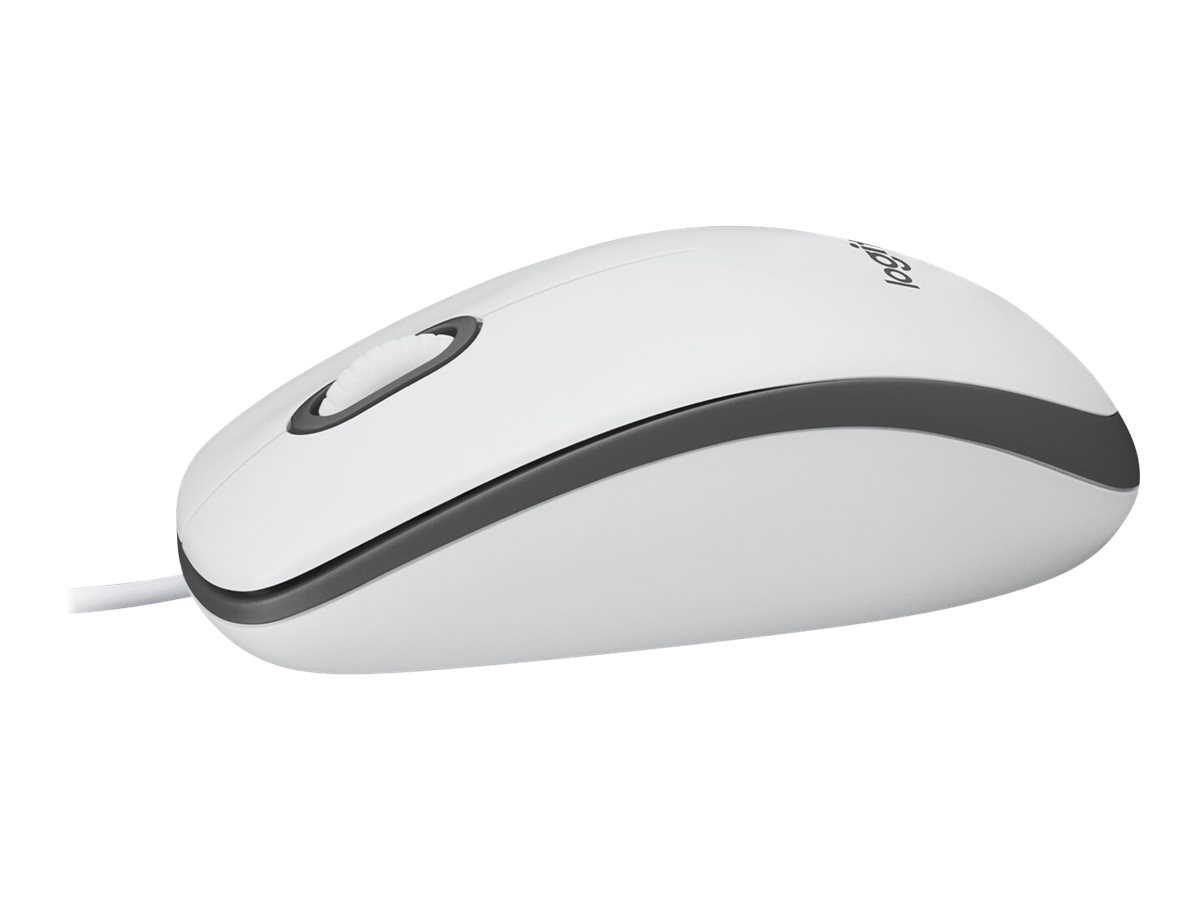 Maus Logitech M100 White USB weiß