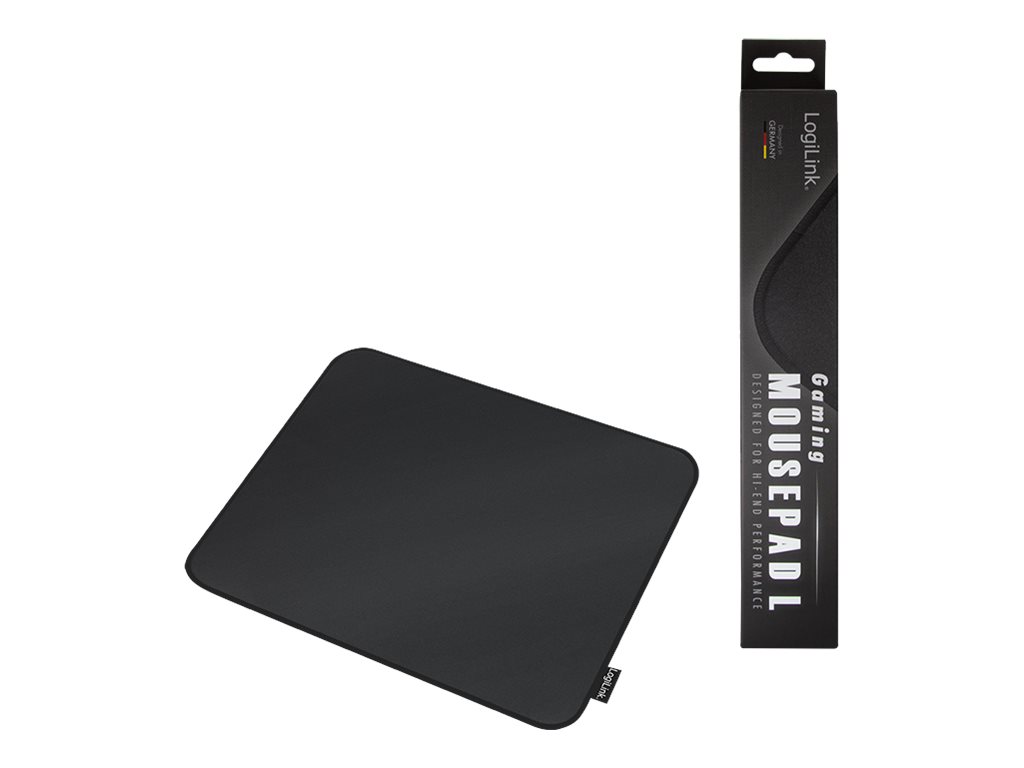 Mauspad LogiLink Mousepad schwarz Textil L