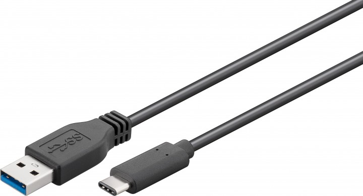 USB-Kabel Goobay USB3.2 Gen1 A-m/Type-C-m 2,0m 15W