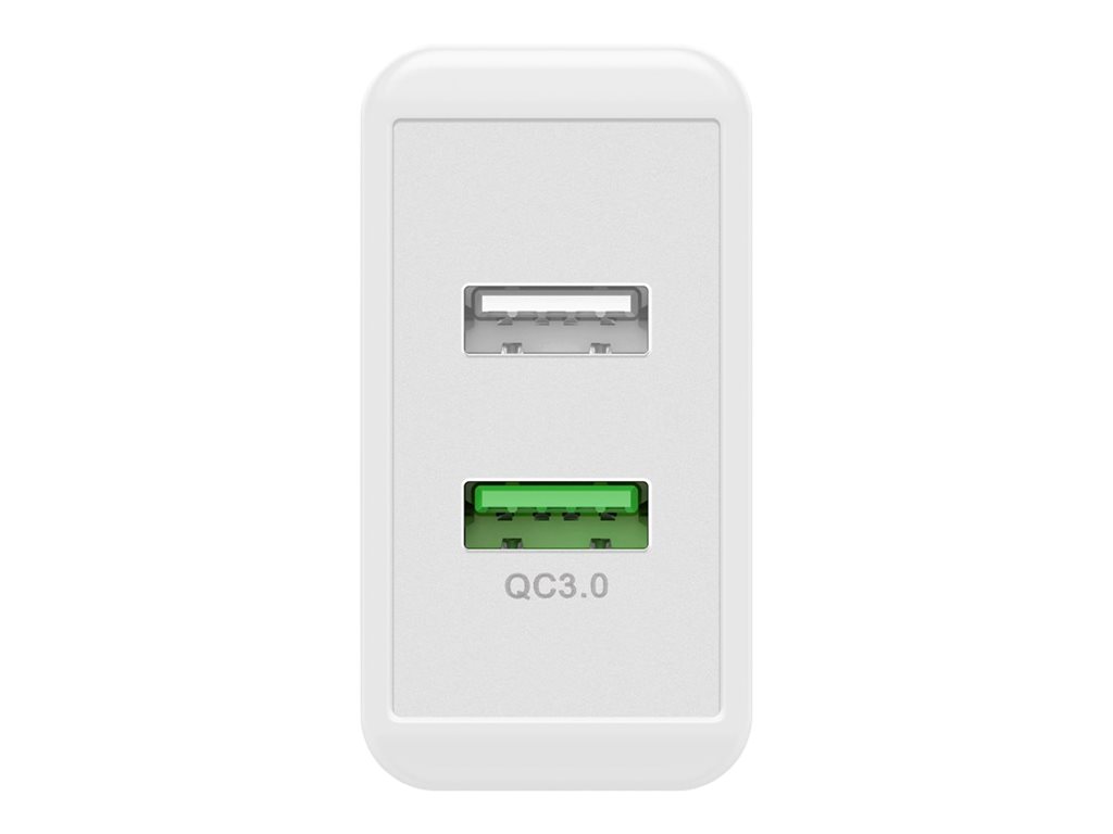 Netzgerät Goobay USB weiß 5VDC max.4A (2x2A) 2xUSB-A