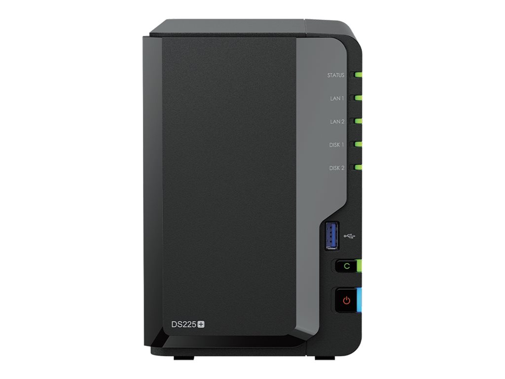 NAS Synology DiskStation DS225+ 2x3,5-Zoll LAN