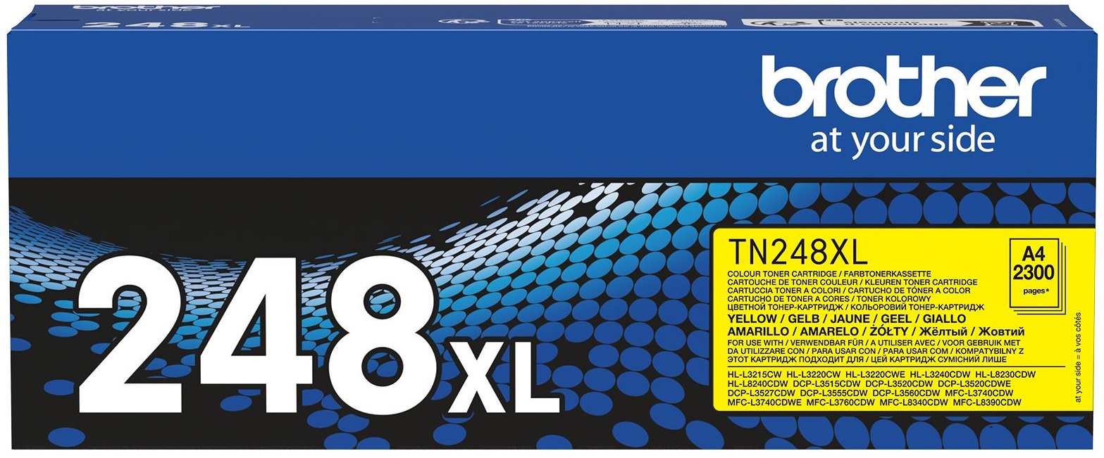 Toner Brother TN-248XLY gelb (2.300 Seiten n.ISO/IEC 19798)