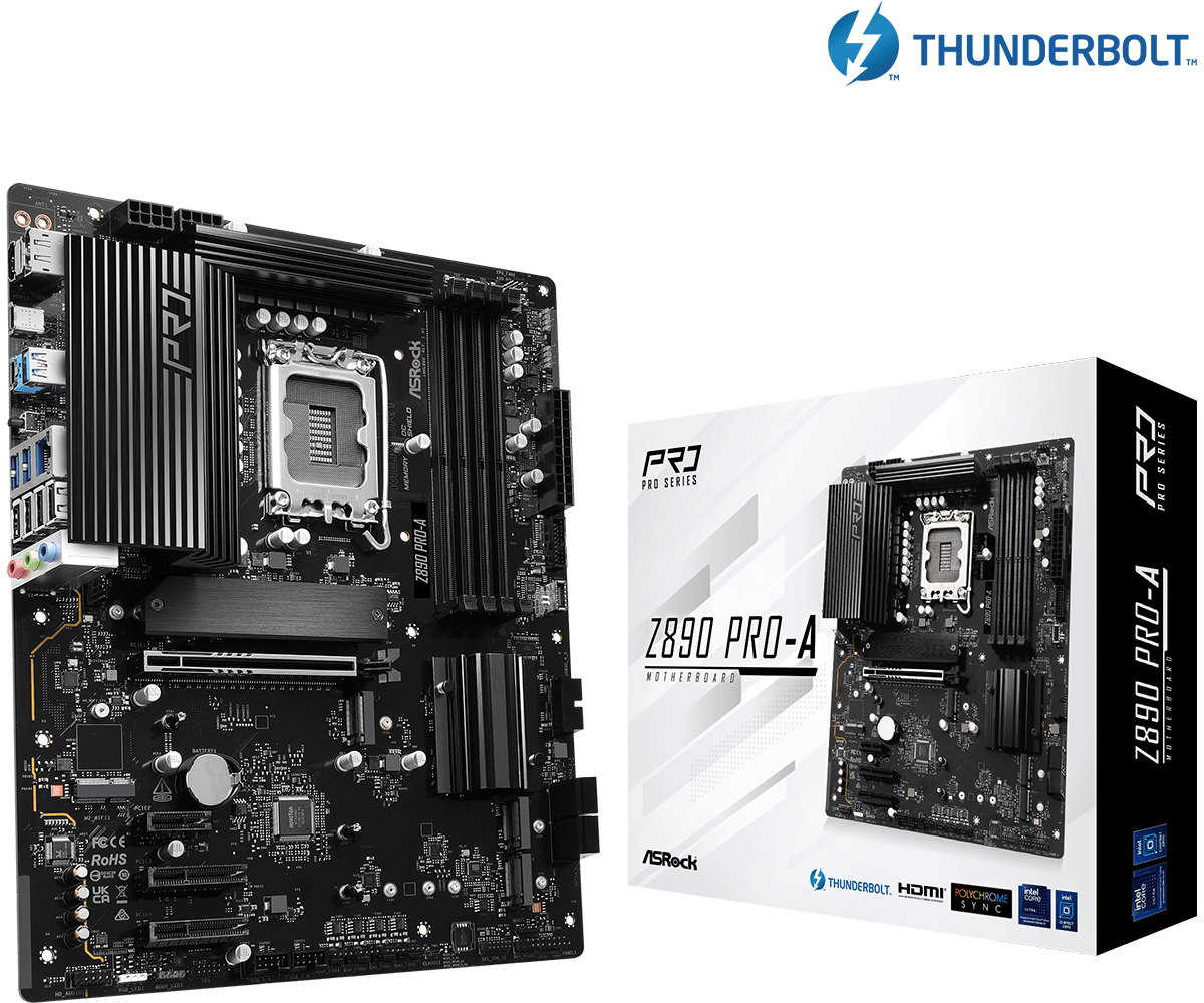 Mainboard Asrock Z890 Pro-A ATX So1851 Z890 DDR5