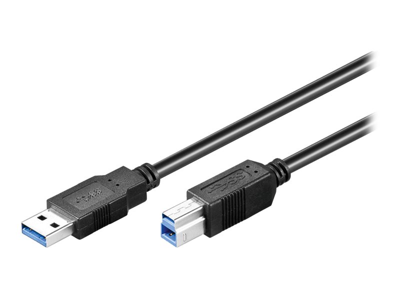 USB-Kabel Goobay USB3.2 Gen1 A-m/B-m 1,0m schwarz