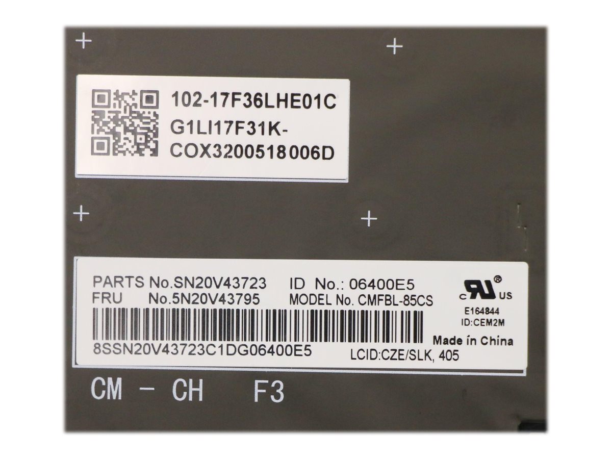 Ersatzteil Lenovo Tastatur f. E480/L380/L480/T480s