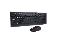 Tastaturset Lenovo Essential Wired Combo USB schwarz