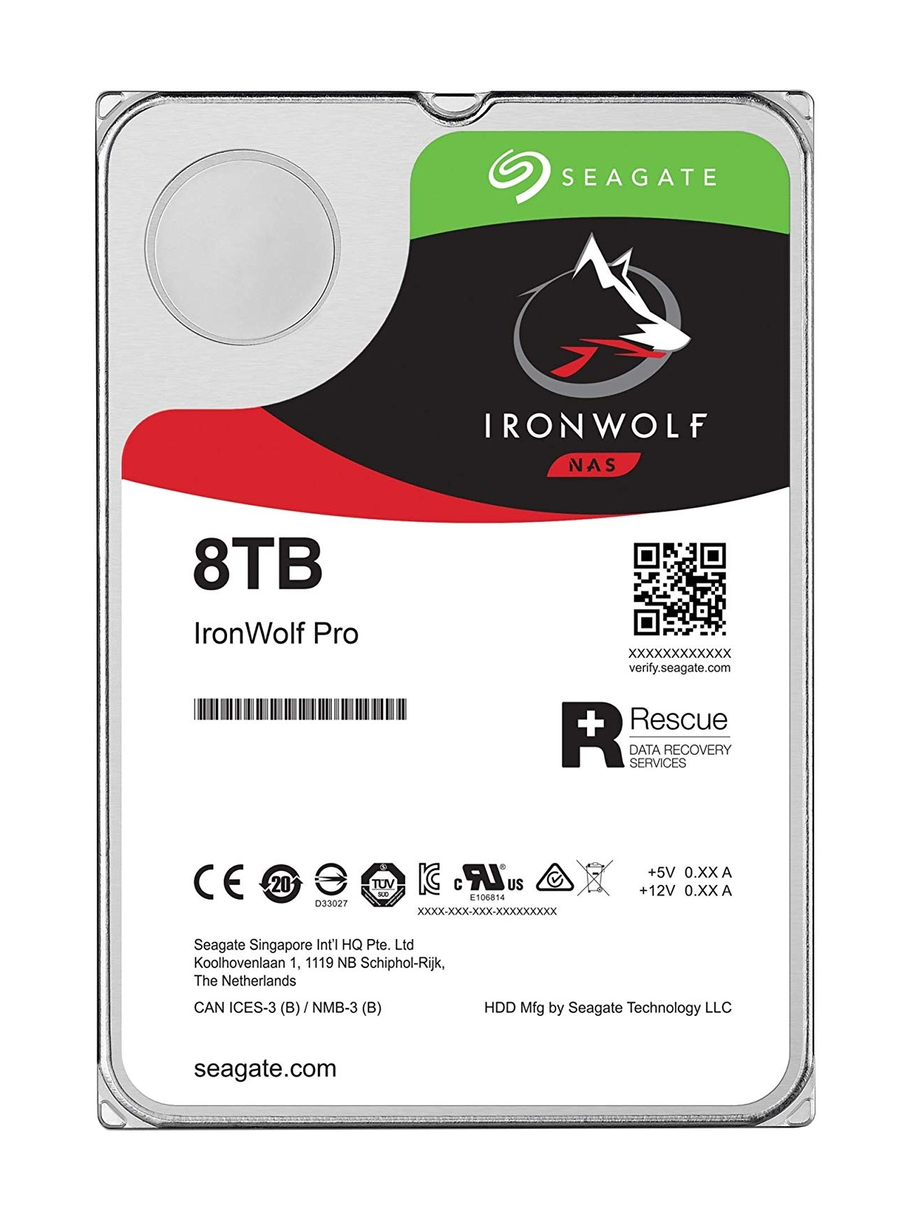 Festplatte Seagate IronWolf 3,5-Zoll SATA 8TB