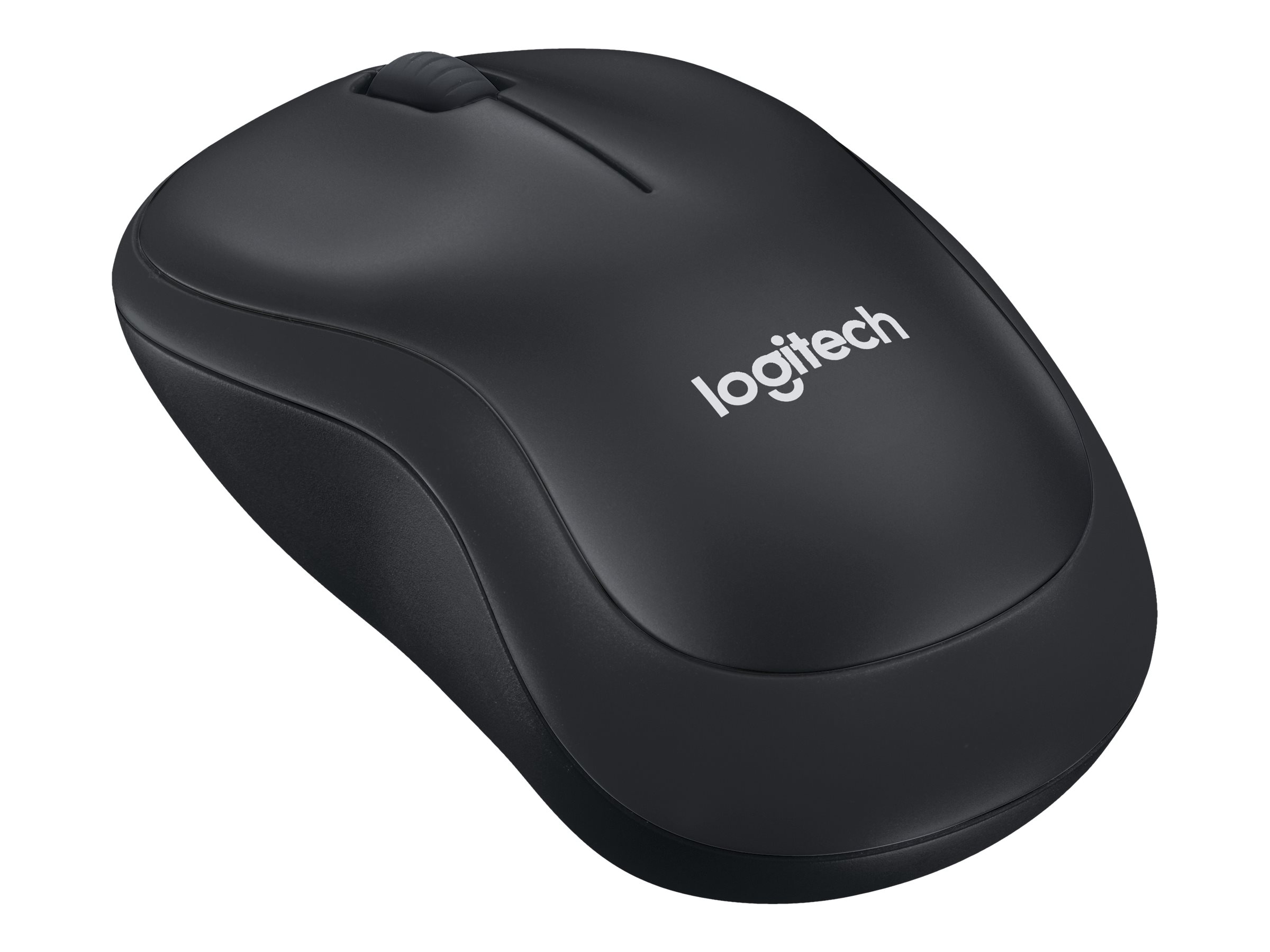 Maus Logitech Wireless Mouse M220 Silent schwarz USB