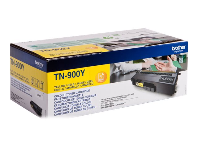 Toner Brother TN-900Y gelb (6.000 Seiten n.ISO/IEC 19752)
