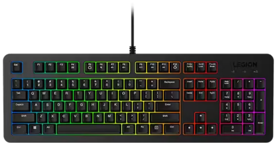 Tastatur Lenovo Legion K310 USB schwarz RGB