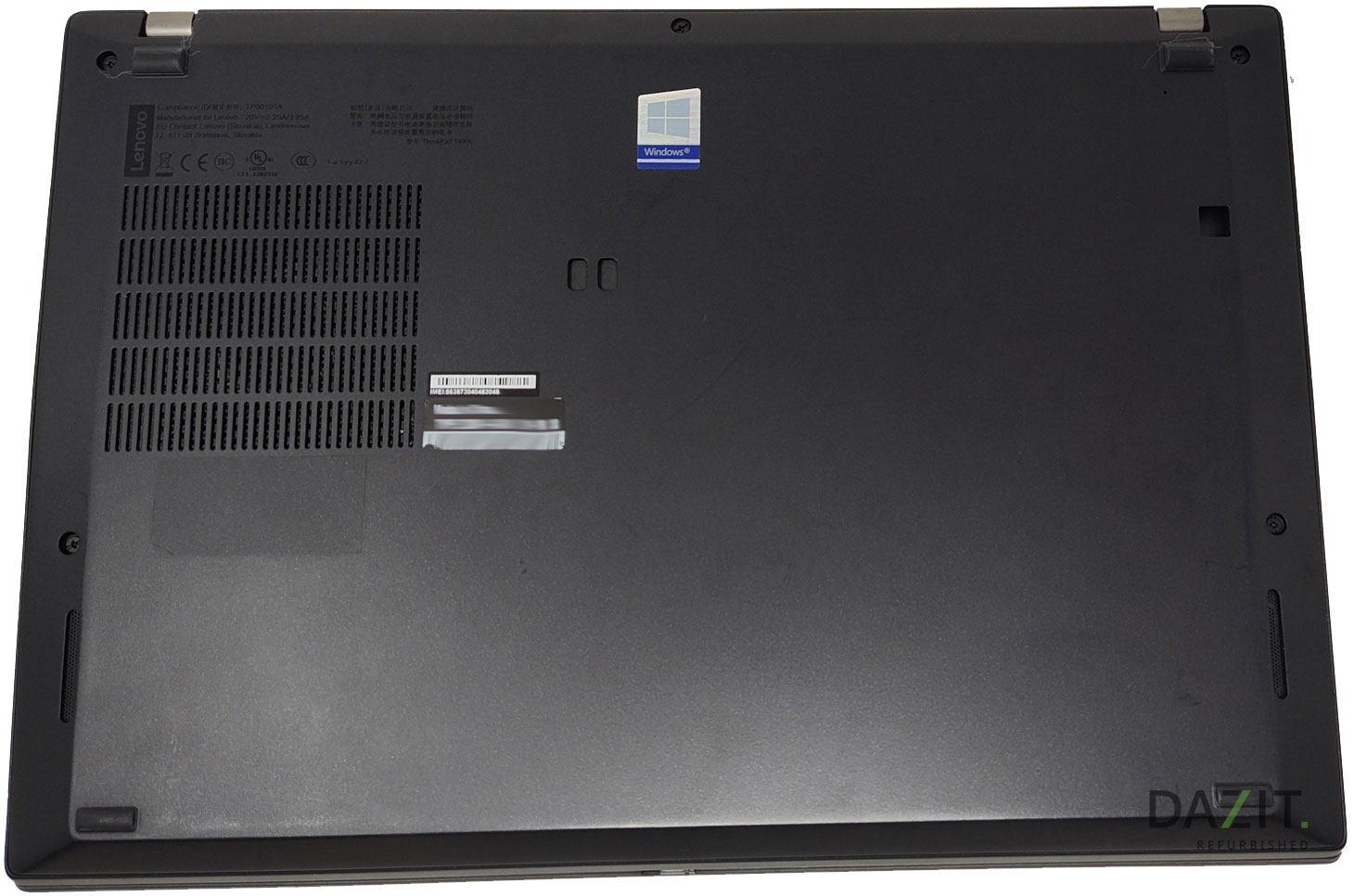 Notebook Lenovo ThinkPad T490s Core i5-8365U 1,60GHz refurb.B