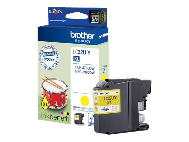 Tinte Brother LC-22UY XL gelb