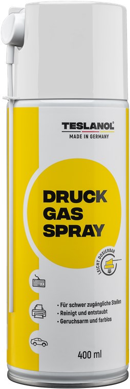 Spray Teslanol Druck-Gas 400ml zum Entfernen von Staub