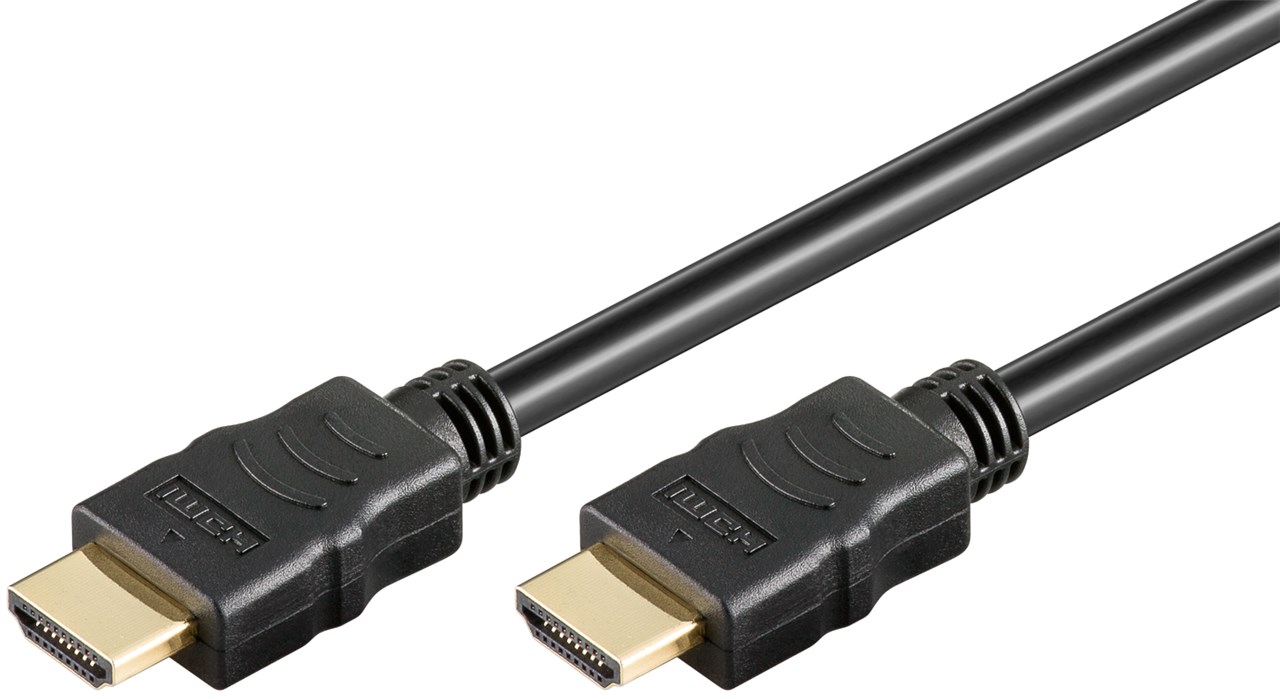 HDMI-Kabel Goobay A-m/m 3,0m schwarz vergoldete Stecker