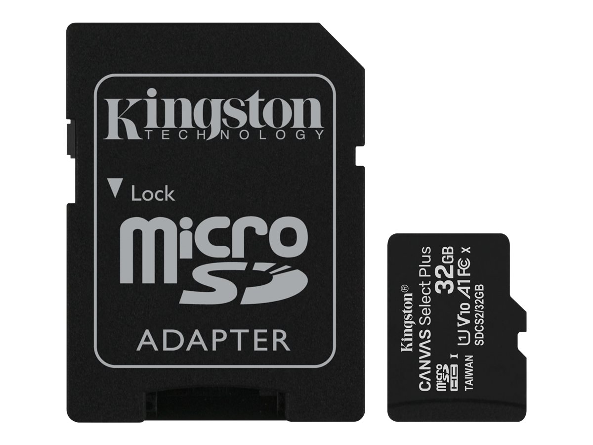 microSDHC-Card Kingston Canvas Select Plus 32GB Class10