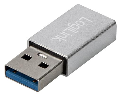 USB-Adapter LogiLink Aluminium USB3.2 Gen1 Type-C-f/A-m