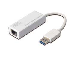 Netzwerkadapter Digitus USB3.2 Type-A / RJ45 1GBit