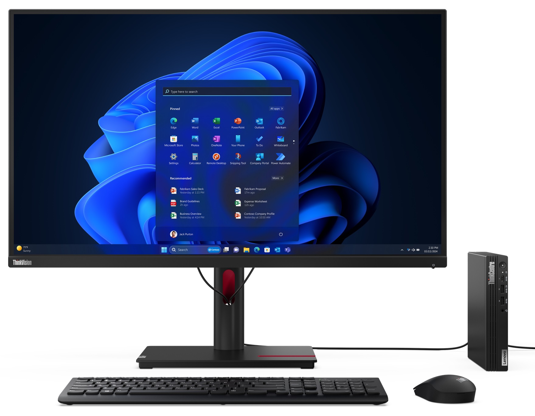 CAMPUS-PC Lenovo ThinkCentre M75q G5 Tiny Ryzen5 PRO 8500GE