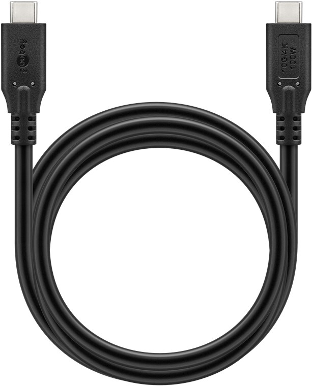 USB-Kabel Goobay USB3.2 Type-C m/m 0,5m 100W 10GBit/s