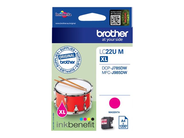 Tinte Brother LC-22UM XL magenta