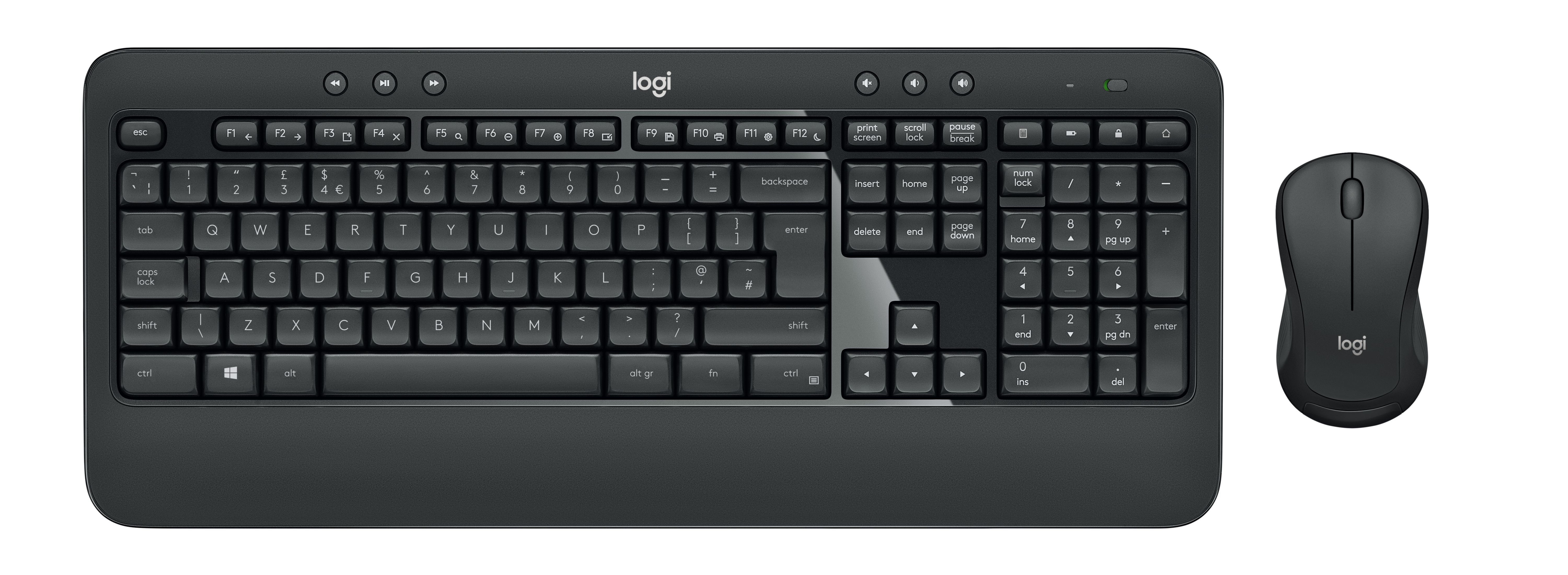 Tastaturset Logitech Wireless Combo MK540 Advanced USB schw.