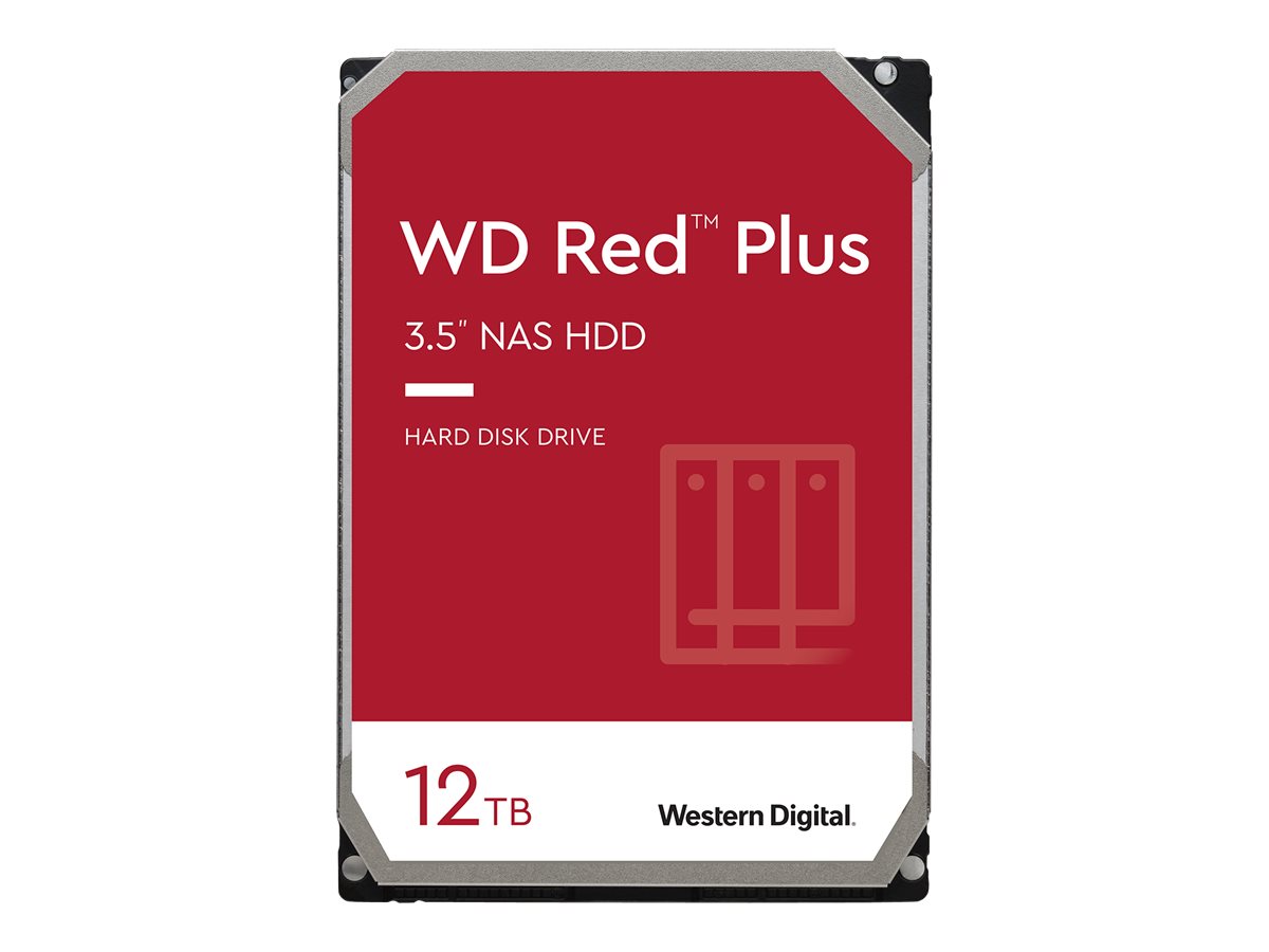 Festplatte WD Red Plus 3,5-Zoll SATA 12TB