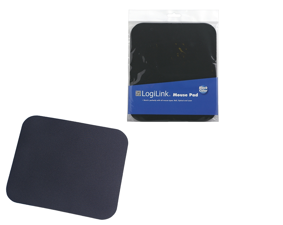 Mauspad LogiLink Mousepad schwarz