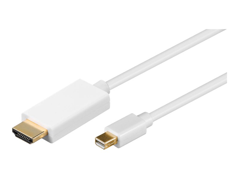 DisplayPort-Kabel Goobay mini-DP-m/HDMI-m 2,0m DP1.2