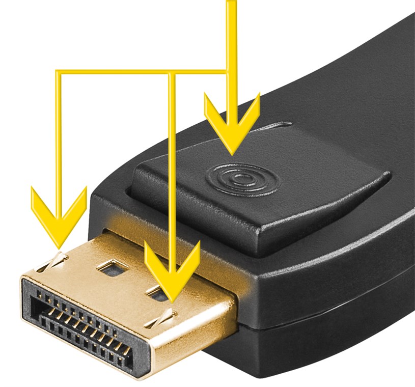 Adapter Goobay DisplayPort DP-m/HDMI-A-f passiv