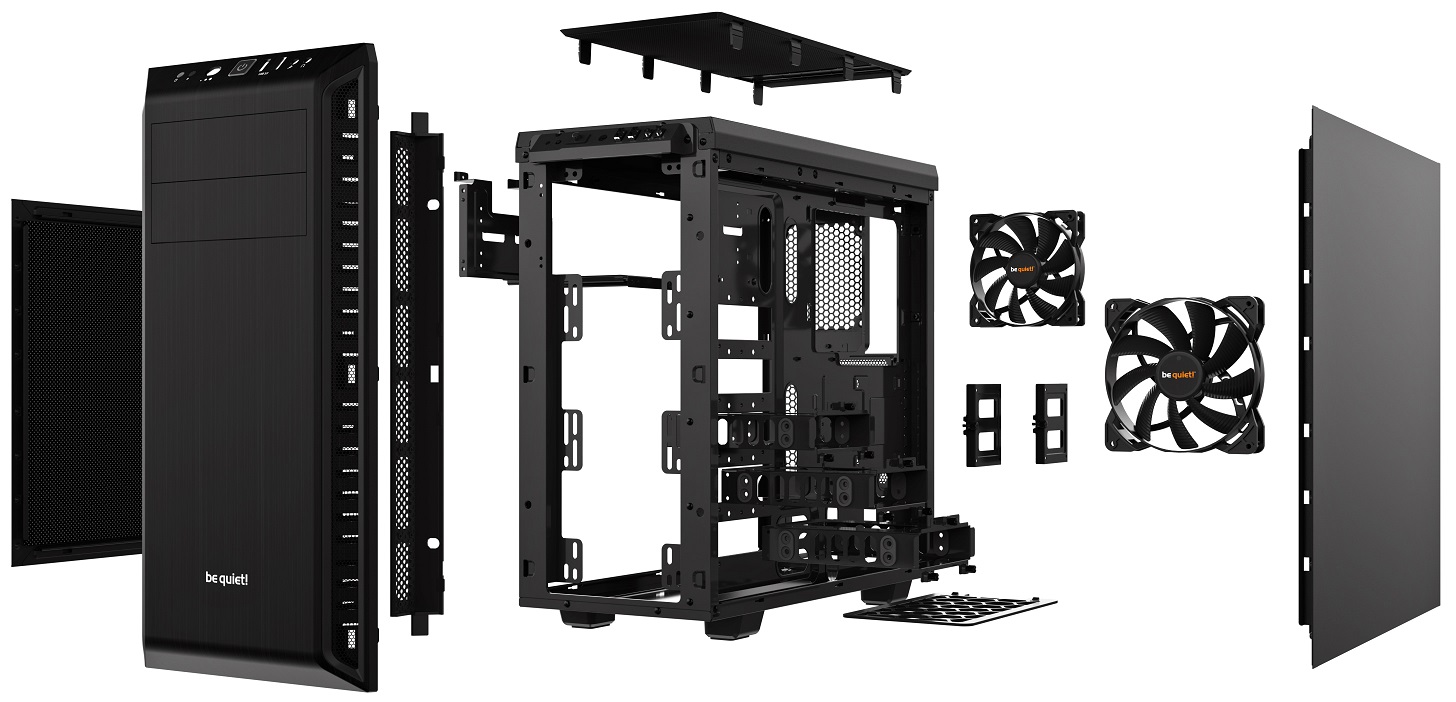 Gehäuse BeQuiet PureBase 600 Miditower ATX schwarz