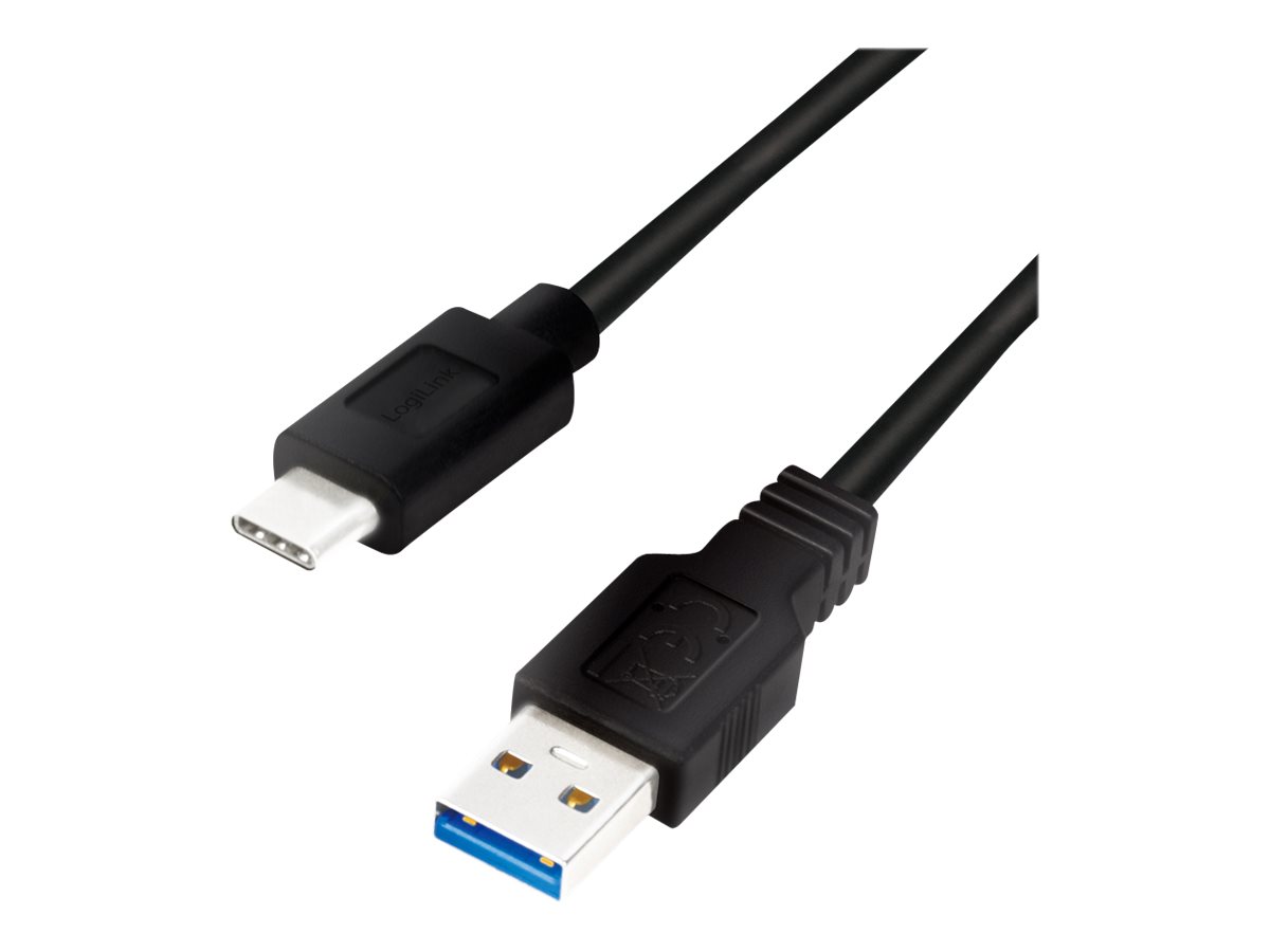 USB-Kabel LogiLink USB3.2 Gen1 A-m/Type-C-m 0,5m 15W