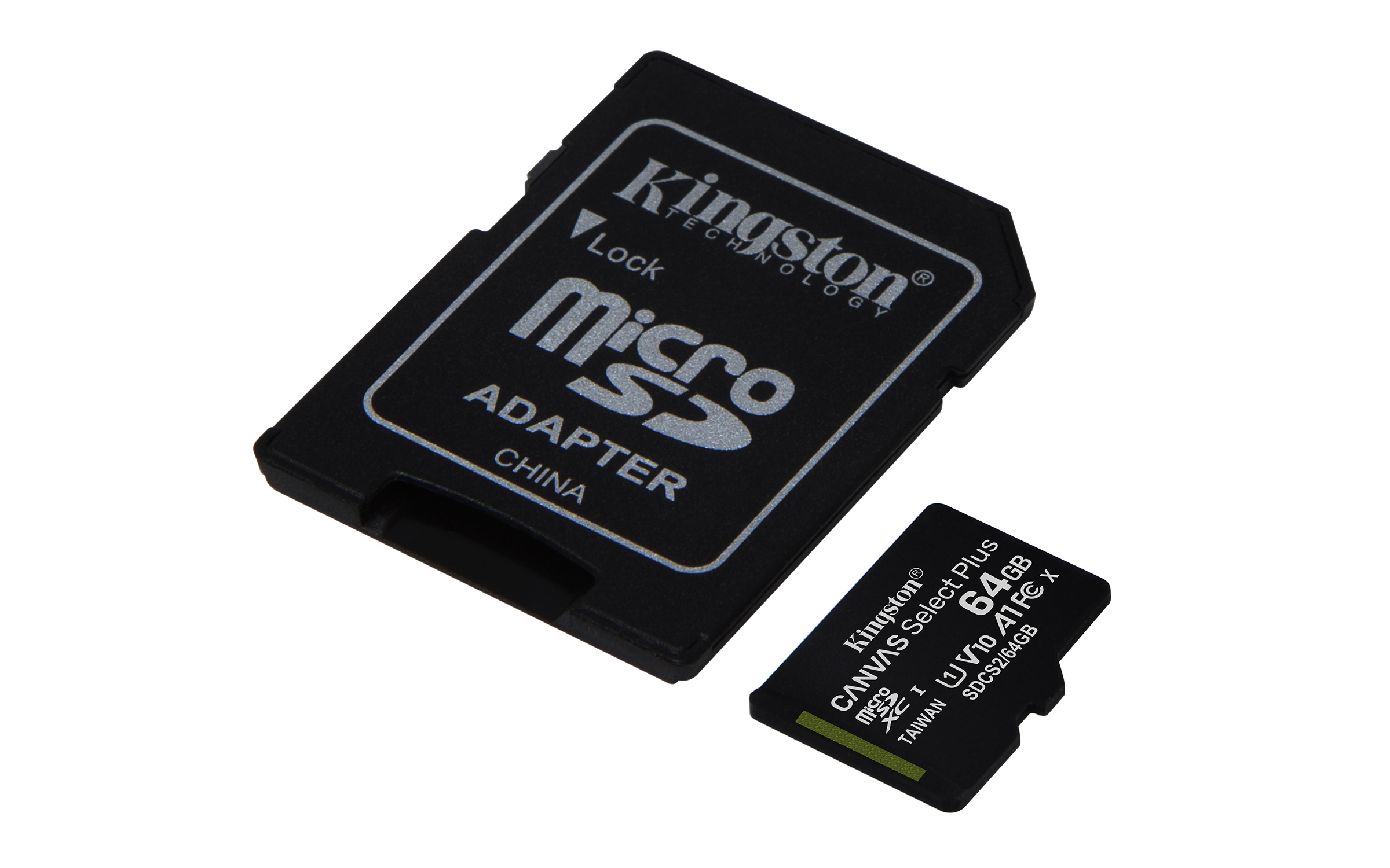 microSDXC-Card Kingston Canvas Select Plus 64GB Class10