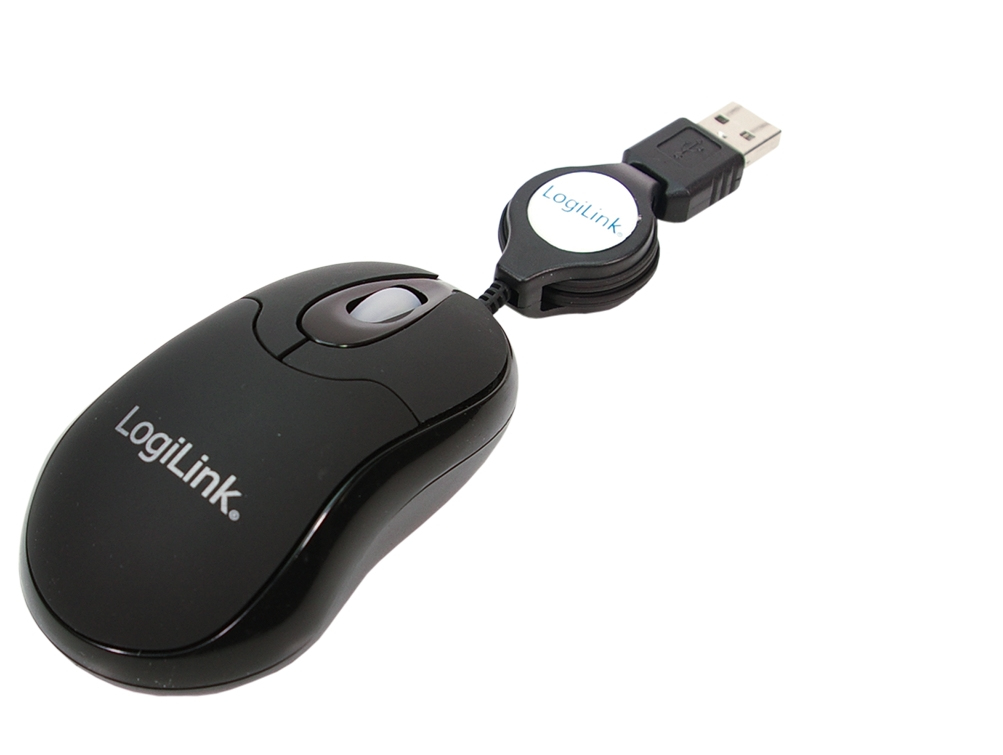 Maus LogiLink Optical Retractable Mouse